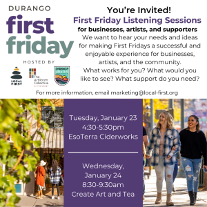 Join us for First Friday Listening Sessions!